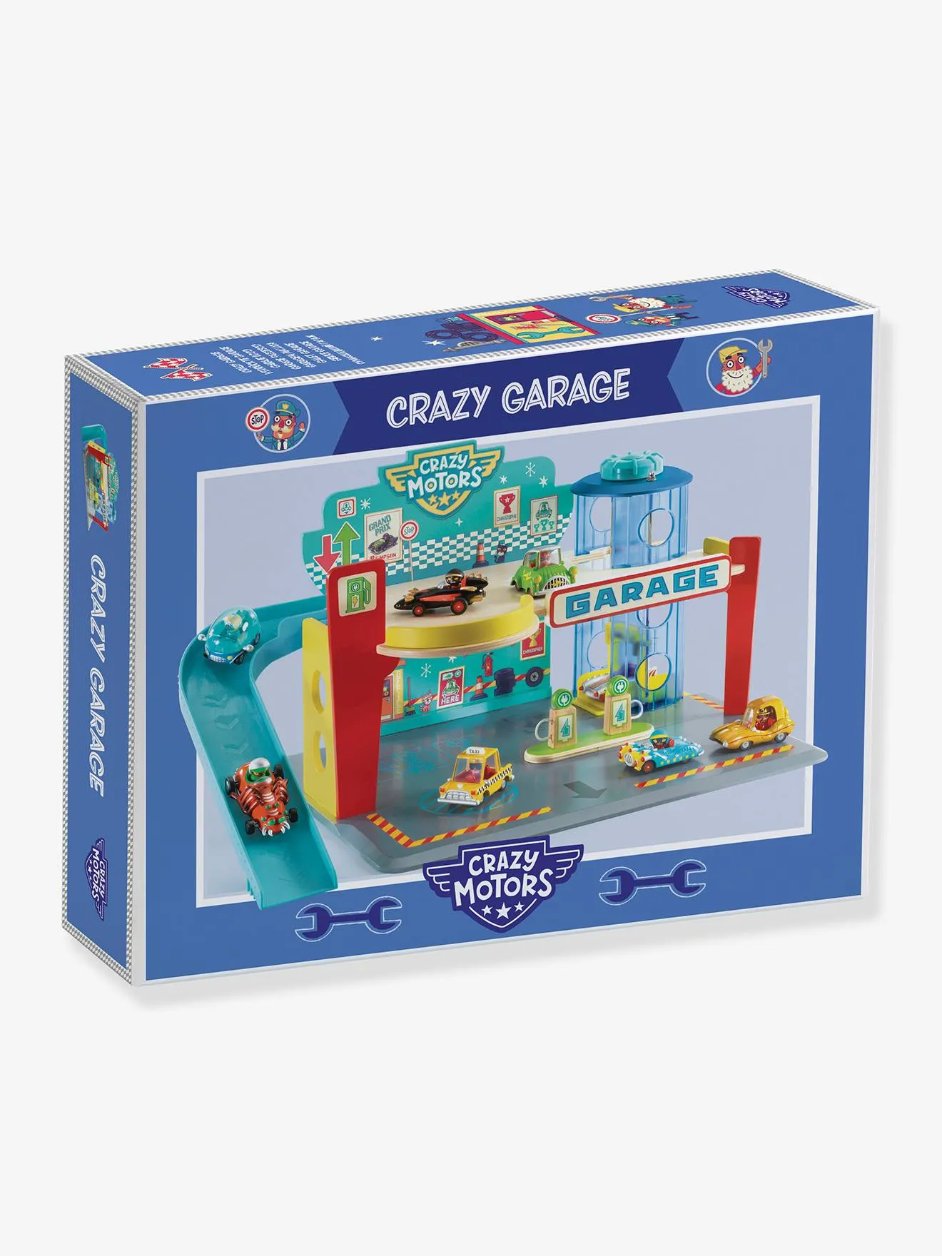 Crazy motors garage DJECO multicolore - Djeco