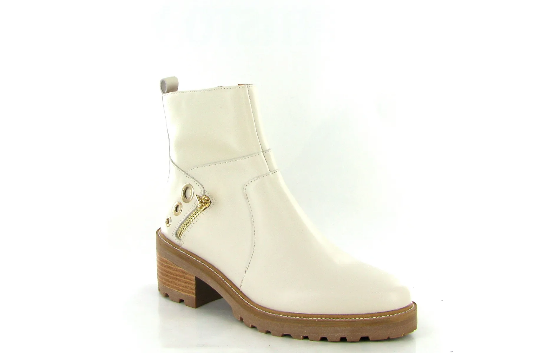 Mamzelle bottines et boots qibla blanc